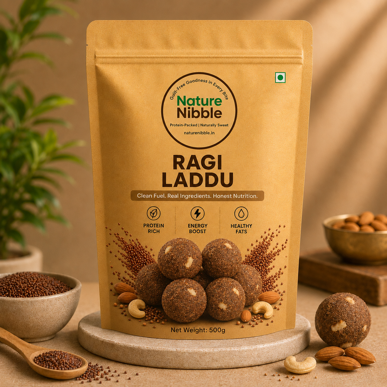Nature Nibble Ragi Laddu